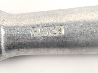 Messer von der Luftwaffe aus Aluminium, datiert 1938, Gesamtlänge ca. 25 cm
