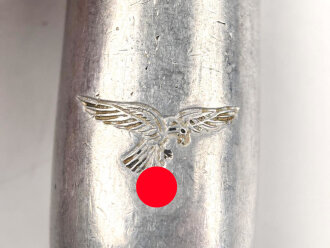 Messer von der Luftwaffe aus Aluminium, datiert 1938, Gesamtlänge ca. 25 cm
