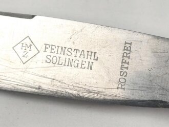 Messer von der Luftwaffe aus Aluminium, datiert 1938, Gesamtlänge ca. 25 cm
