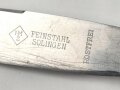 Messer von der Luftwaffe aus Aluminium, datiert 1938, Gesamtlänge ca. 25 cm