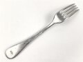 Gabel von der Luftwaffe aus Aluminium, datiert 1938, Gesamtlänge ca. 22 cm