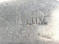 Gabel von der Luftwaffe aus Aluminium, datiert 1938, Gesamtlänge ca. 22 cm
