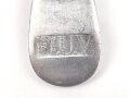 Gabel von der Luftwaffe aus Aluminium, datiert 1938, Gesamtlänge ca. 22 cm