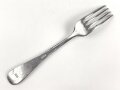 Gabel von der Luftwaffe aus Aluminium, datiert 1940, Gesamtlänge ca. 22 cm