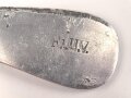 Gabel von der Luftwaffe aus Aluminium, datiert 1938, Gesamtlänge ca. 22 cm
