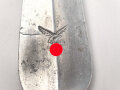 Gabel von der Luftwaffe aus Aluminium, datiert 1938, Gesamtlänge ca. 22 cm