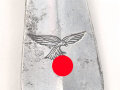 Gabel von der Luftwaffe aus Aluminium, datiert 1939, Gesamtlänge ca. 22 cm