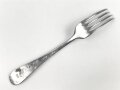 Gabel von der Luftwaffe aus Aluminium, datiert 1940, Gesamtlänge ca. 22 cm