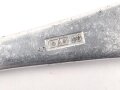 Gabel von der Luftwaffe aus Aluminium, datiert 1940, Gesamtlänge ca. 22 cm