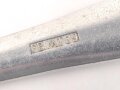 Gabel von der Luftwaffe aus Aluminium, datiert 1939, Gesamtlänge ca. 22 cm
