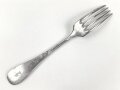 Gabel von der Luftwaffe aus Aluminium, datiert 1938, Gesamtlänge ca. 22 cm
