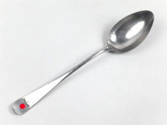 Servierlöffel für die Luftwaffe, Aluminium, datiert 1938, Gesamtlänge ca. 30 cm