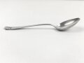 Servierlöffel für die Luftwaffe, Aluminium, datiert 1938, Gesamtlänge ca. 30 cm