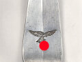 Servierlöffel für die Luftwaffe, Aluminium, datiert 1938, Gesamtlänge ca. 30 cm