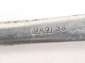 Servierlöffel für die Luftwaffe, Aluminium, datiert 1938, Gesamtlänge ca. 30 cm