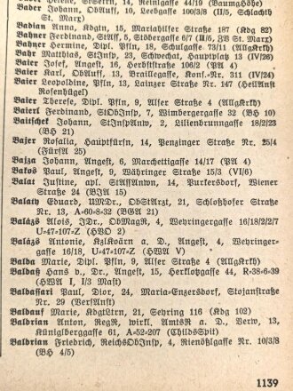 "Handbuch des Reichsgaues Wien" datiert 1941, 1712 Seiten, über DIN A5, stark gebraucht