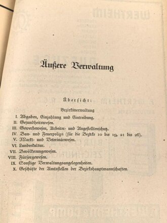 "Handbuch des Reichsgaues Wien" datiert 1941, 1712 Seiten, über DIN A5, stark gebraucht