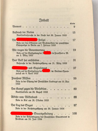 "Hermann Göring - Reden und Aufsätze", München, 1941, 391 Seiten