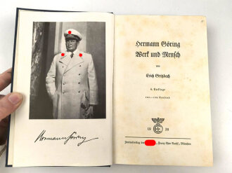 "Hermann Göring - Werk und Mensch", München, 1938, 345 Seiten
