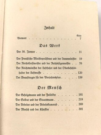 "Hermann Göring - Werk und Mensch", München, 1938, 345 Seiten