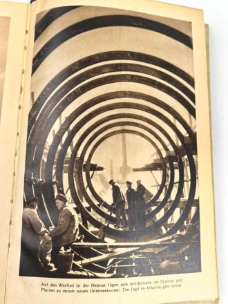 "Feind im Fadenkreuz" U Boot auf Jagd im Atlantik, datiert 1943, ca. 250 Seiten, DIN A5