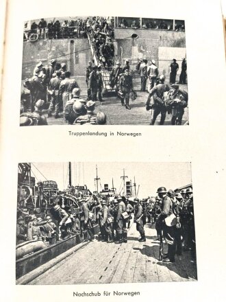 "Seekrieg und Seemacht, datiert 1941, ca. 220 Seiten, DIN A5, stark gebraucht