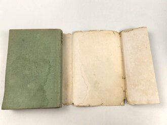 "Seekrieg und Seemacht, datiert 1941, ca. 220 Seiten, DIN A5, stark gebraucht