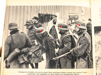 "Die Wehrmacht - Der Freiheitskampf des großdeutschen Volkes", datiert 1940, 319 Seiten, über DIN A5, gebraucht