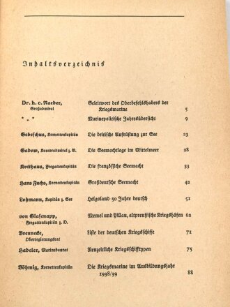 "Jahrbuch der deutschen Kriegsmarine 1940" 185...