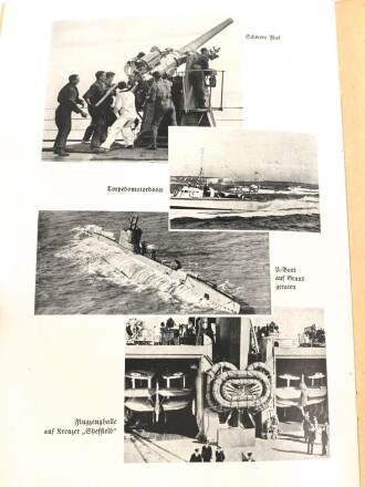 "Jahrbuch der deutschen Kriegsmarine 1940" 185 Seiten, über DIN A5, gebraucht