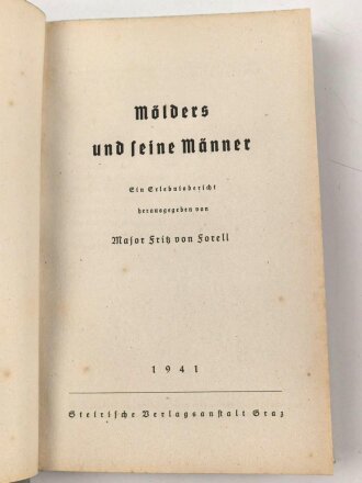 "Mölders und seine Männer", datiert...