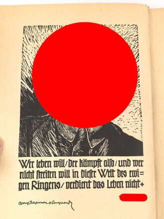 "Ewiges Deutschland", datiert 1939, DIN A5, 352 Seiten, gebraucht