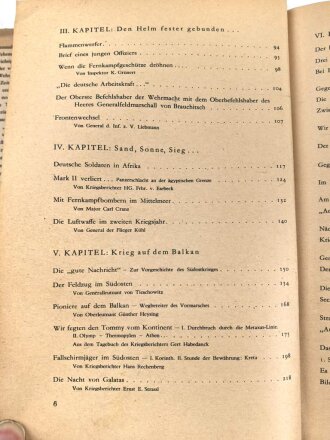 "Die Wehrmacht - Das Buch des Krieges 1940/41", 320 Seiten, über DIN A5, gebraucht