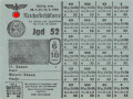 "Nährmittelkarte für Kinder und Jugendliche von 3 bis 18 Jahre" der Stadt Essen, gültig vom 26.7 bis 22.8.1943, DIN A6