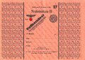 "Reichsbrotkarte B" der Stadt Essen, gültig vom 25.8. bis 21.9.1941, DIN A5