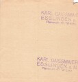 "Reichskarte für Marmelade und Zucker" der Stadt Esslingen, gültig vom 25.9. bis 22.10.1939, DIN A6