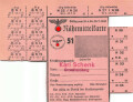 "Nährmittelkarte" der Stadt Ottweiler, gültig vom 28.6. bis 25.7.1943, DIN A6