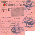 "Nährmittelkarte" der Stadt St. Ingbert, gültig vom 8.3. bis 4.4.1943, DIN A6
