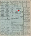 "Grundkarte für Kinder bis zu 3 Jahre" der Stadt Oldenburg (Holstein), gültig ab 13.11 bis 10.12.1944, unter DIN A5