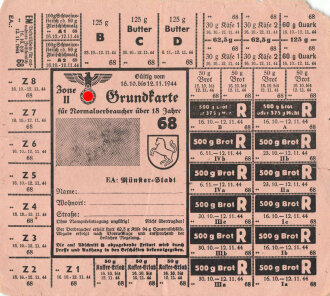 "Grundkarte" der Stadt Münster,...