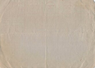 "Haushaltsausweis für den Bezug von entrahmter...