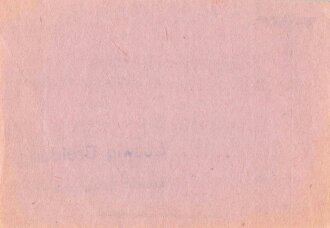 "Einkellerungsschein für 50kg...