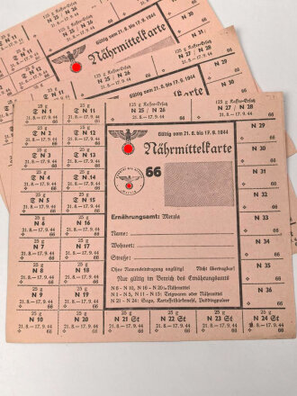 "Nährmittelkarte" der Stadt Merzig,...