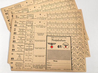 "Reichsfettkarte" der Stadt Merzig, gültig...