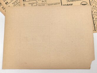 "Reichsfettkarte" der Stadt Merzig, gültig vom 3.4. bis 30.4.1944, DIN A6, Sie erhalten 1 Stück