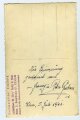 Studioaufnahme eines Angehörigen der Wehrmacht auf dessen Hochzeit, Maße: 9 x 14 cm