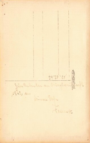 Studioaufnahme eines Angehörigen der Küstenartillerie, Maße: 8,5 x 13,5 cm