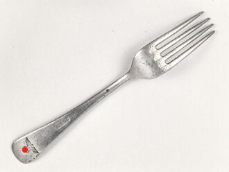 Gabel von der Wehrmacht aus Aluminium, datiert 1940,...
