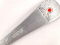 Gabel von der Wehrmacht aus Aluminium, datiert 1940, Gesamtlänge ca. 21 cm