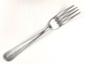 Gabel von der Wehrmacht aus Aluminium, datiert 1940, Gesamtlänge ca. 21 cm